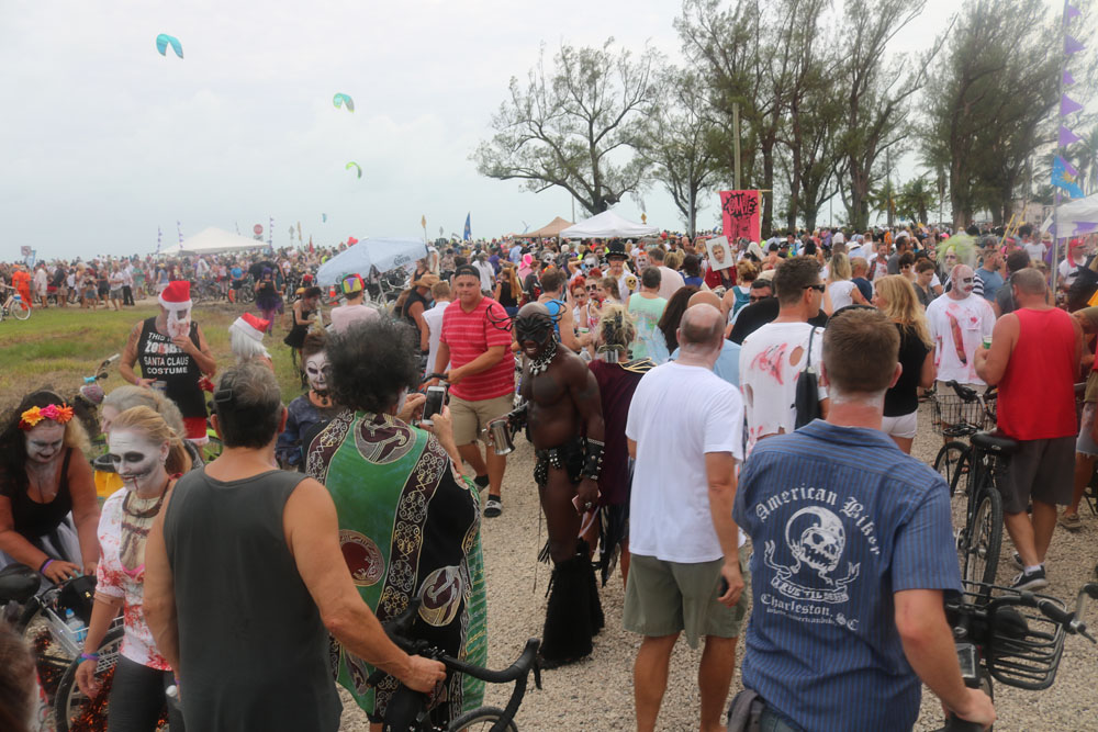 Zombie Bike Ride 2017 photo - Duval Street, Key West